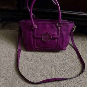 Purple Tory Burch Handbag